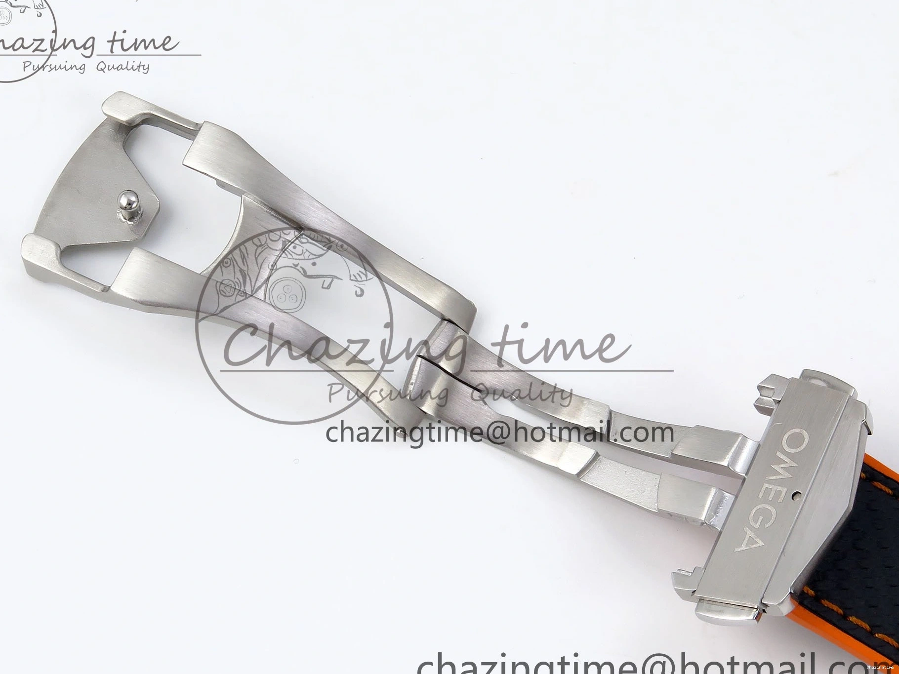 0415 Comfortable Planet Ocean 43.5mm SS VSF 1:1 Best Edition Black Orange Bezel Gray Dial on Nylon Strap A8900 Super Clone V 7730